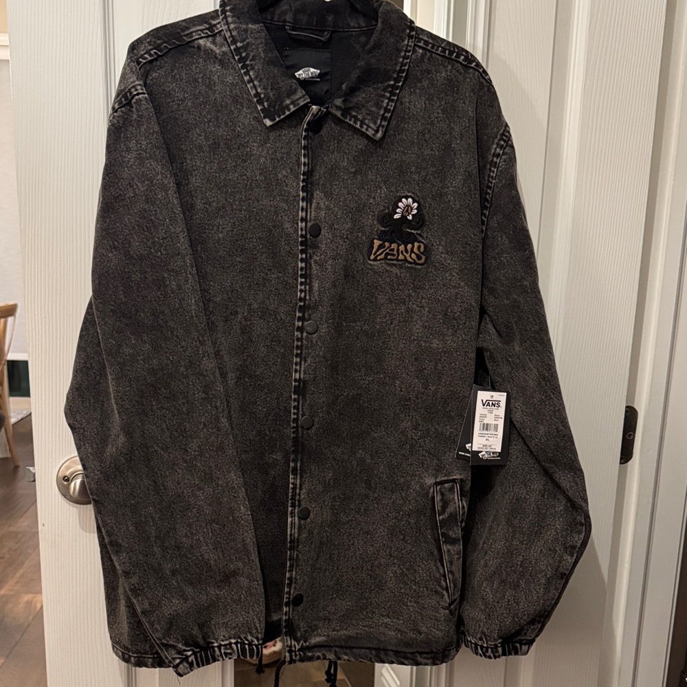 Vans Torrey Skate Black Washed Denim Jacket for Men